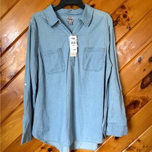 Como Vintage Light Blue Casual Shirt
